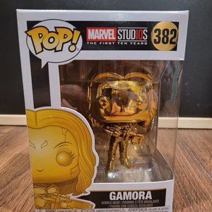Marvel Studios The First Ten Years Gamora (Gold Chrome) Funko Pop